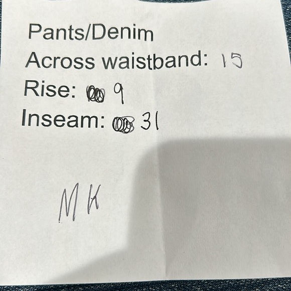 Michael Kors Women’s Jeans Sz 4 Wide Leg Cotton Medium Wash High Rise Pa… - Picture 9 of 14